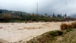 بارش الهی درروستای تنگ چوگان روستاهای باستانی کازرون