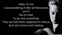 Adele  Hello lyrics متن آهنگ ادل