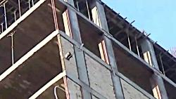 ساخت لانه شاهین شکاری بر روی یک ساختمان ۱۰طبقه در مهاباد توسط یک فعال محیط زیست
