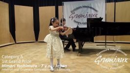 Himari YOSHIMURA  7 yo Japan  1st Grand Prize  Grumiaux