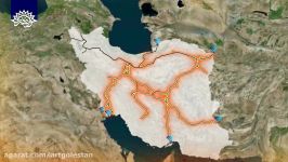 آیتم چهارم مجموعه موشن گرافی چهل چراغ  گسترش منطقی خطوط راه آهن