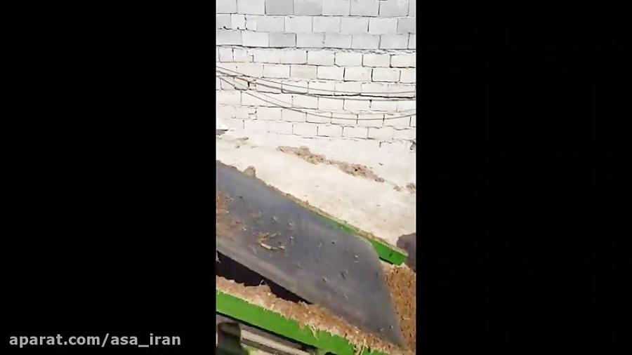 دستگاه بسته بندی ذرت علوفه ای پروژه کرمانشاه  دکتر قبادی