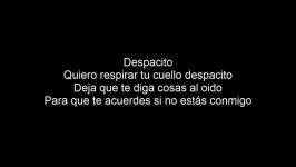 Luis Fonsi Despacito Lyrics متن آهنگ دسپاسیتو