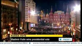 اشکهای پوتین پس پیروزی قاطع در انتخابات روسیه