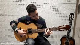 تکنوازی گیتار نوید حسینی هنرجوی آموزشگاه موسیقی آوای باروک