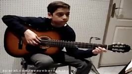 تکنوازی گیتار هنرجوی پر تلاش آموزشگاه موسیقی آوای باروک