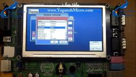 نمایش GUI LCD43 برد STM32F103VET6