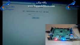 کنترل LEDهای برد STM32F103VET6 طریق صفحات WEB