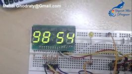 اتصال سون سگمنت مالتی پلکس به STM32F103RBT6 آموزش10