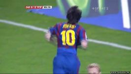 21.03.2010  Messis Amazing Goal against Zaragoza