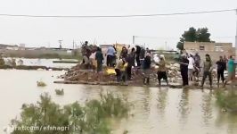 گروهی طلاب لبنانی مجاهدان حزب الله در حال خدمت به مردم ایران در خوزستان...