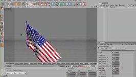 آموزش ساخت پرچم برنامۀ Cinema4D.