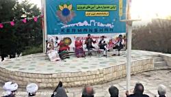 گروه موسیقی فولکلور گیلانه در نخستین جشنواره ملی آئین های نوروزی  کرمانشاه