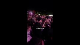 190822 BLACKPINK Watching Billie Eilish Perfomance at Coachella