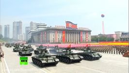 مراسم رژه جالب ارتش کره شمالی