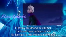 let it go به زبان فرانسوی به همراه زیرنویس فرانسه en