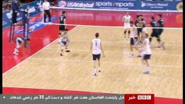 خلاصه اولین بازی دوستانه والیبال ایران آمریکا