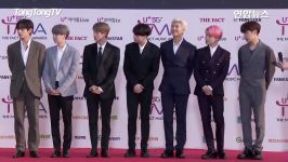 BTS فرش قرمز مراسم THE FACT MUSIC AWARDS