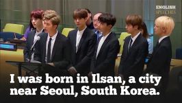 سخنرانی Kim Namjoon در سازمان UNICEF زیرنویس انگلیسی