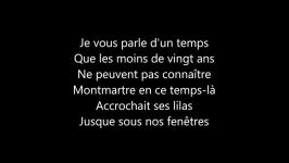 Charles Aznavour  La bohême Paroles