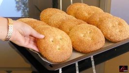 نان کنجدی آسان بدون روغن تخم مرغ Sesame seeds Bread  Without Eggs and Oil