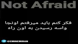 ترجمه تصویری آهنگ Not Afraid EMINEM در سال 2010 منتشر شد در آلبوم RECOVE