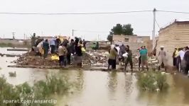 امداد رسانی مجاهدان حزب الله لبنان به مردم سیل زده خوزستان