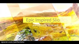 پروژه افترافکت نمایش لوگو epic inspired slides