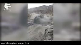 انفجار در تونل آزادراه تهران  شمال