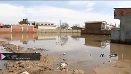 آب در مناطق سیل زده آق قلا در استان گلستان فروکش کرد