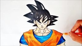 Drawing Goku from Dragon Ball Z Speed