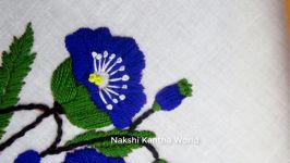 Hand Embroidery Flower Embroidery Designs by Nakshi Kantha World