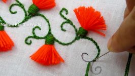 Hand Embroidery Easy Embroidery Tricks Tassel Flower Stitch