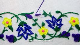 Hand Embroidery Border Line Design Varieties Embroidery Stitch