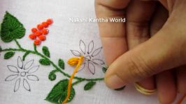 Hand Embroidery New Border Line Design Oyster StitchButtonhole Stitch