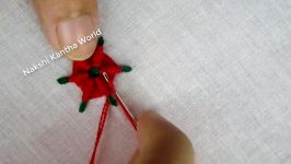Hand Embroidery How to make 2 different flower in 1 ways 6 different flower