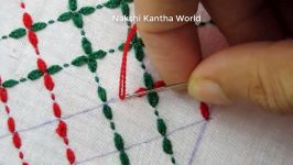 Hand Embroidery Dopatta Embroidery Design by Nakshi Kantha World