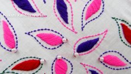 Hand Embroidery Phulkari Dopatta Kantha Stitch