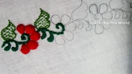 Hand Embroidery New Border Line Design by Nakshi Kantha World