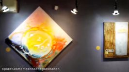 نمایشگاه نقاشی عطیه یلی فاطمه سادات رحیمی در نگارخانه سروش