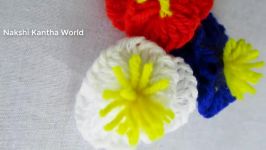 Hand Embroidery Amazing Trick# Woolen Flower Embroidery Trick#