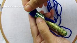 Hand Embroidery Aamzing Trick#Easy flower embroidery trick# Easy sewing hack