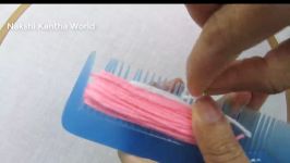 Hand Embroidery Amazing Trick# Sewing hack with hair b#