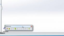 آوردن ابزار Weldment در سالیدورکس