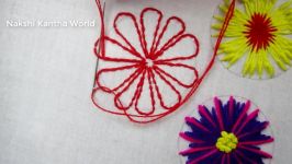 Hand Embroidery 3 Different Flower Embroidery Stitch Flower Embroidery Design