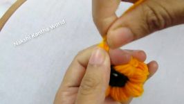 Hand Embroidery Amazing Trick# Easy Flower Embroidery Trick# Sewing Hack