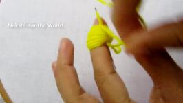 Hand Embroidery Amazing Trick Easy Woolen Flower Embroidery Trick Sewing hack