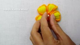 Hand Embroidery Amazing Trick Easy Flower Embroidery Trick Sewing Hack