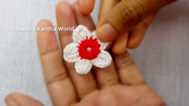 Hand Embroidery Woolen Flower Trick Woolen Flower making idea
