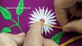 Basic Hand Embroidery Beautiful Flower Embroidery Design